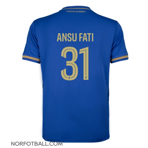 Billige Fotballdrakt AS Monaco Ansu Fati #31 Replika Bortedrakt 2025-26 Kortermet Billige Fotballdrakt AS Monaco Ansu Fati #31 Replika Bortedrakt 2025-26 Kortermet